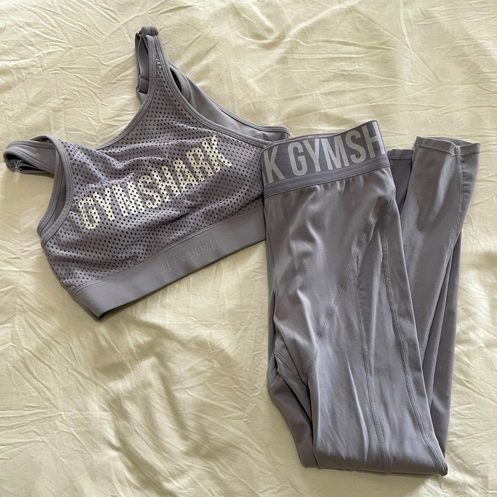 Gymshark Set; Muted Purple